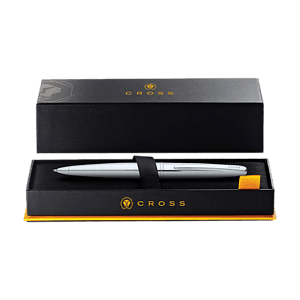 Cross® ATX Pure Chrome Ballpoint Pen, Laser Engraved