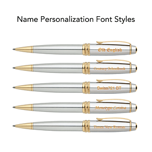 Cross® Bailey 23KT Gold Ballpoint Pen, Laser Engraving