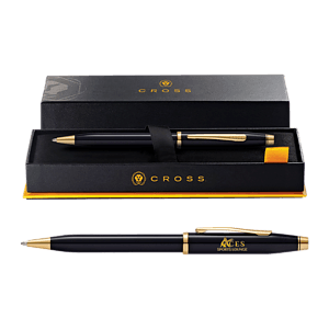 Cross® Century II Black Lacquer Pen, Laser Engraved