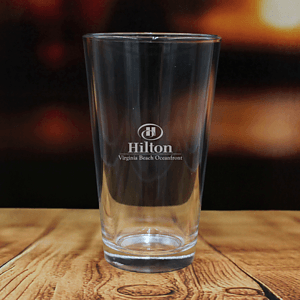 16 oz. Pint Glass - USA, Laser, Standard