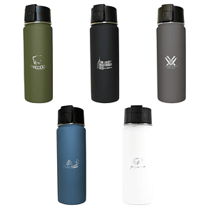 Halcyon® 20 oz. Sport Bottle w/ Push Button Lid, Laser Engraved, Small