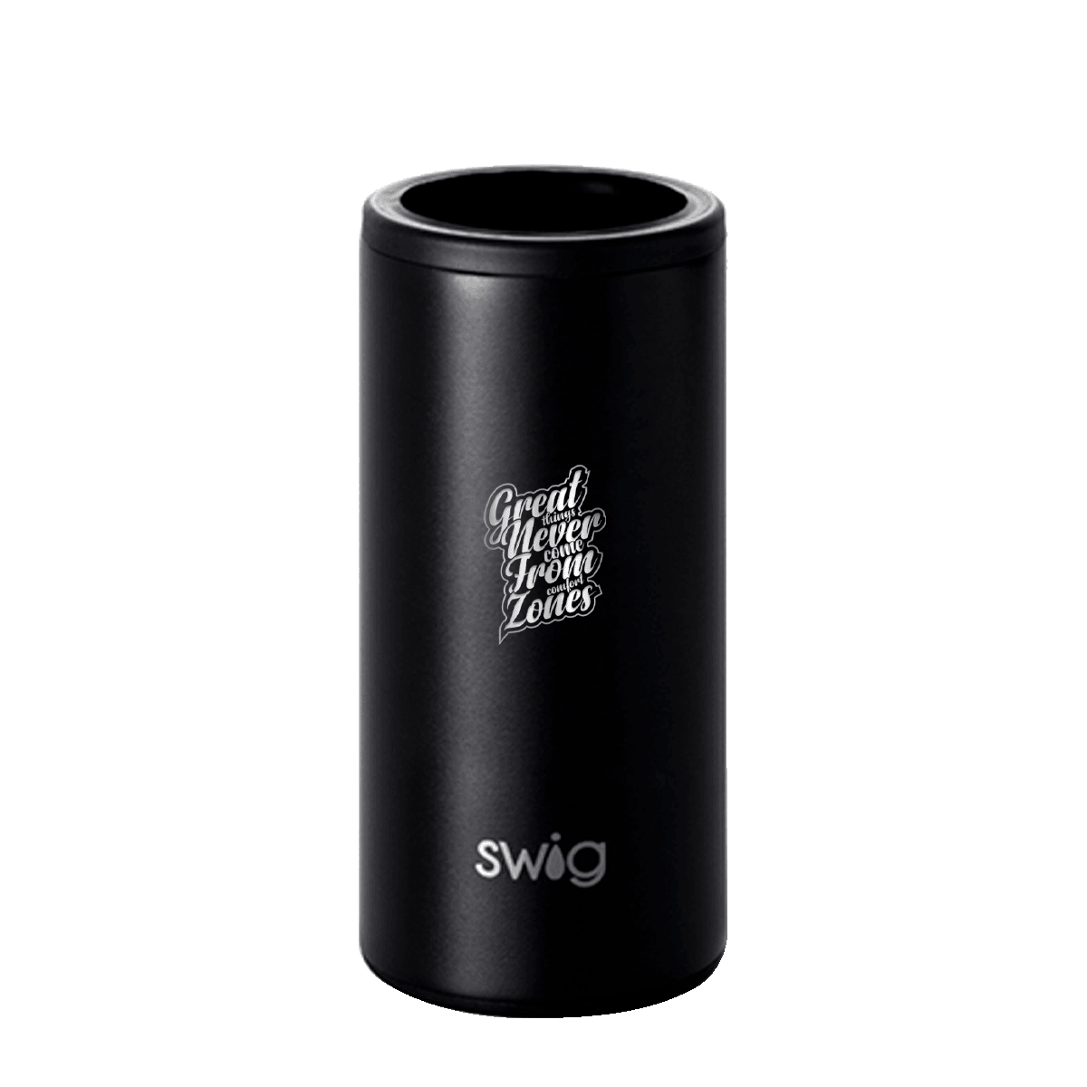 Swig® 12 oz. Skinny Matte Can Cooler, Laser, Standard