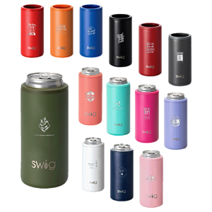 Swig® 12 oz. Skinny Matte Can Cooler, Laser, Standard