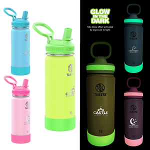 Takeya® 18 oz. Actives Glow in the Dark Bottle, Laser - Standard