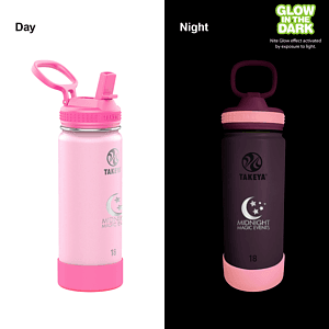 Takeya® 18 oz. Actives Glow in the Dark Bottle, Laser - Standard