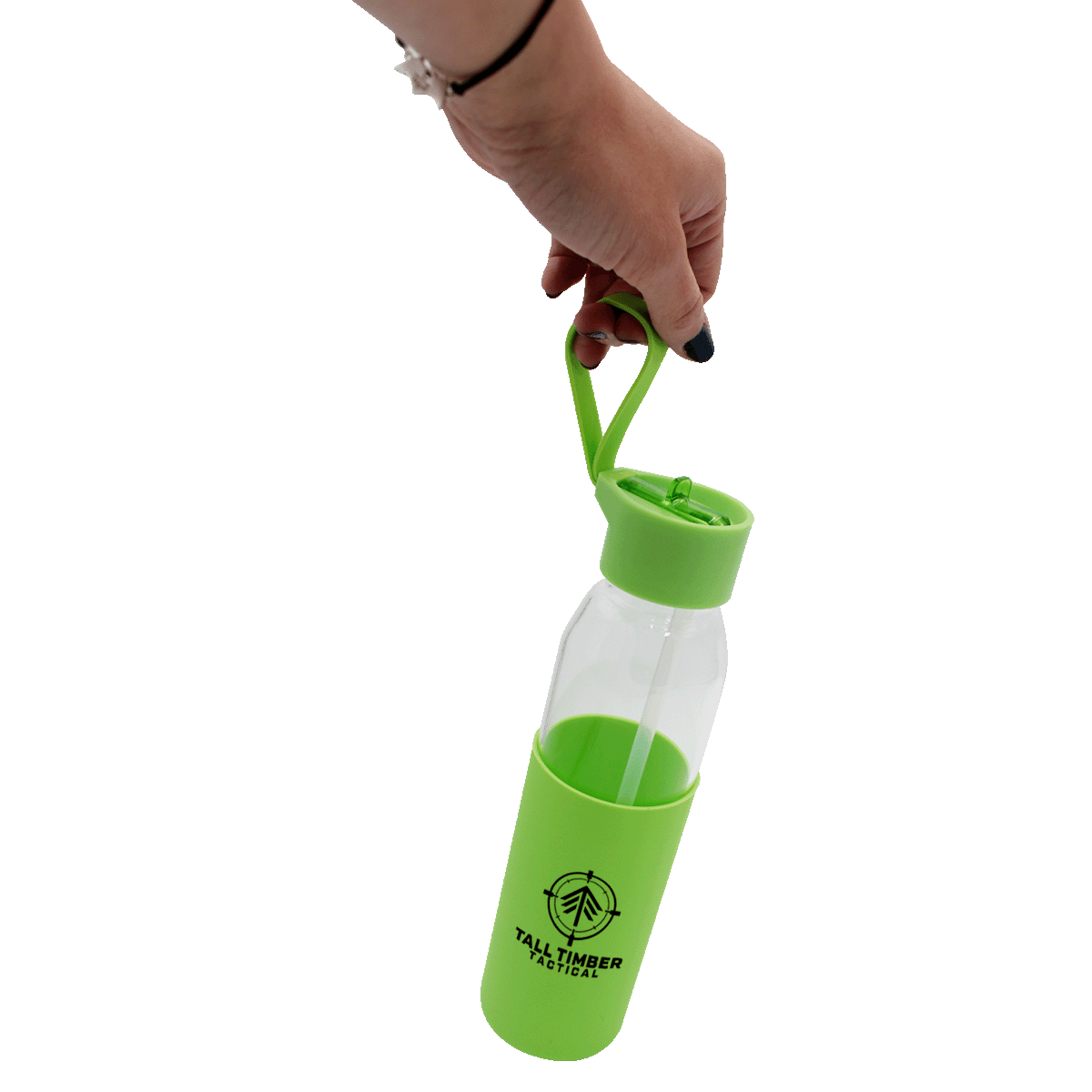 20 oz. Borosilicate Bottle with Silicone Sleeve