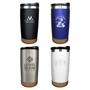 Halcyon® 20 oz. Cork Bottom Tumbler, Laser Engraved, Large