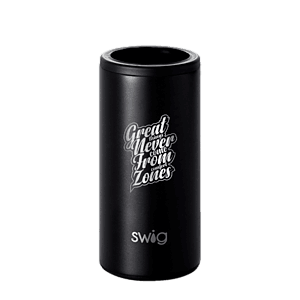 Swig® 12 oz. Skinny Matte Can Cooler, Laser, Premium