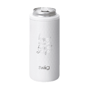 Swig® 12 oz. Golf Partee Skinny Can Cooler, Laser, Premium