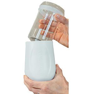Vinglacé® Wine Bottle Insulator & 2 Glass Gift Set, Laser, Premium