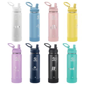 Takeya® 24 oz. Actives with Straw Lid, Laser, Premium