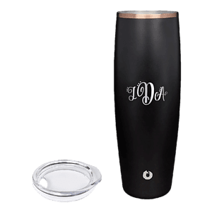 Snowfox® 24 oz. Beer Glass with Lid, Laser, Premium
