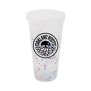 Mood™ 26 oz. Rainbow Confetti Tumbler With Lid