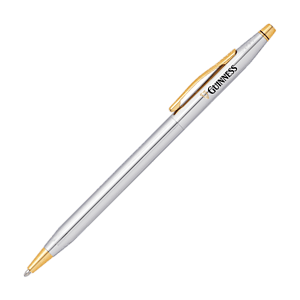 Cross® Classic Century Ballpoint Pen with 23kt Gold Plated Appointments, Full Color Digital