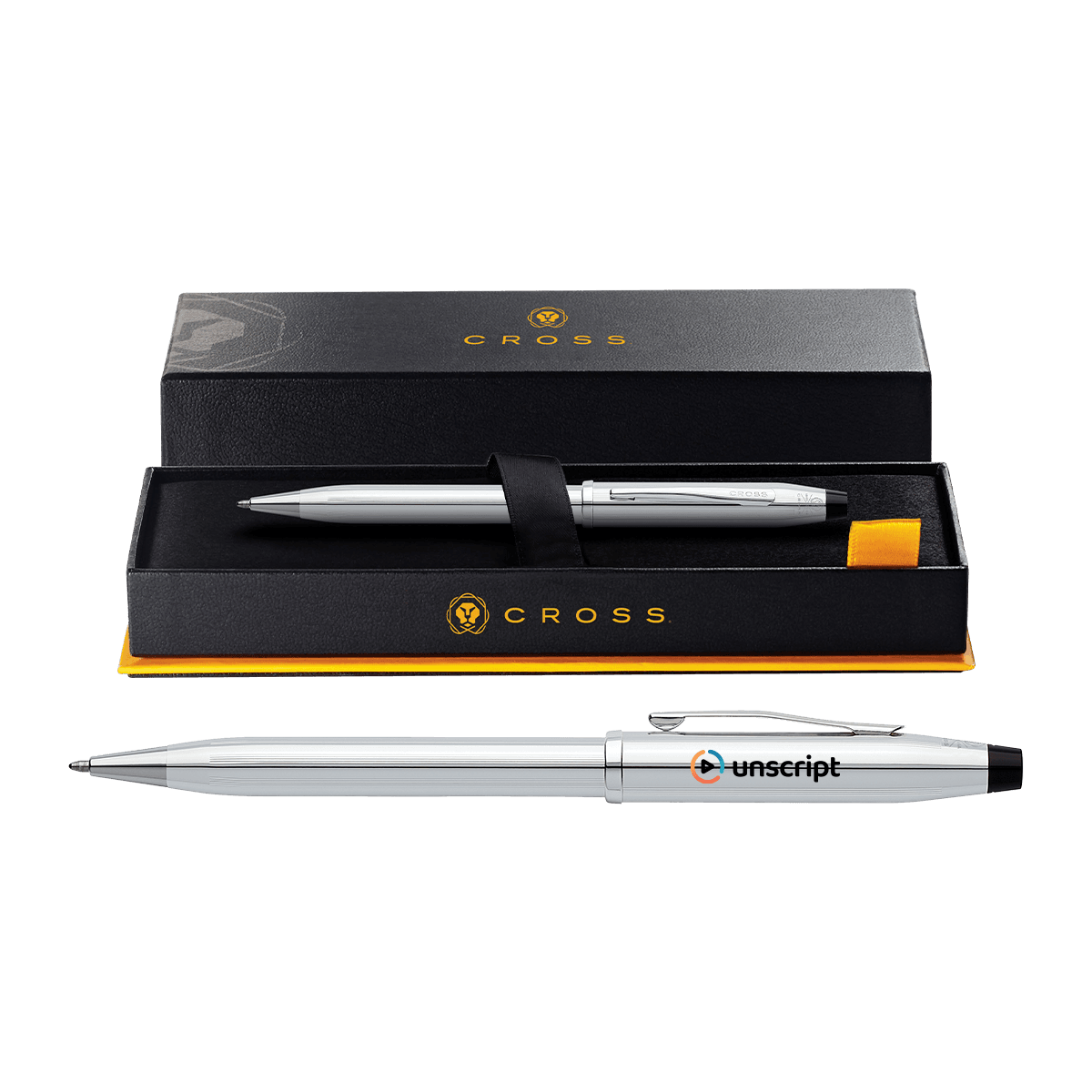 Cross® Century II Lustrous Chrome Pen, Full Color Digital