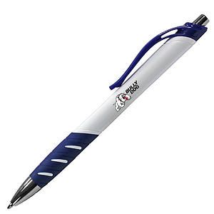 White Allure Grip Pen, Full Color Digital
