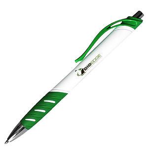 White Allure Grip Pen, Full Color Digital