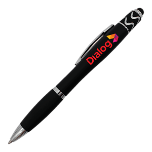 Halcyon® Silhouette Spin Top Pen with Stylus, Full Color Digital
