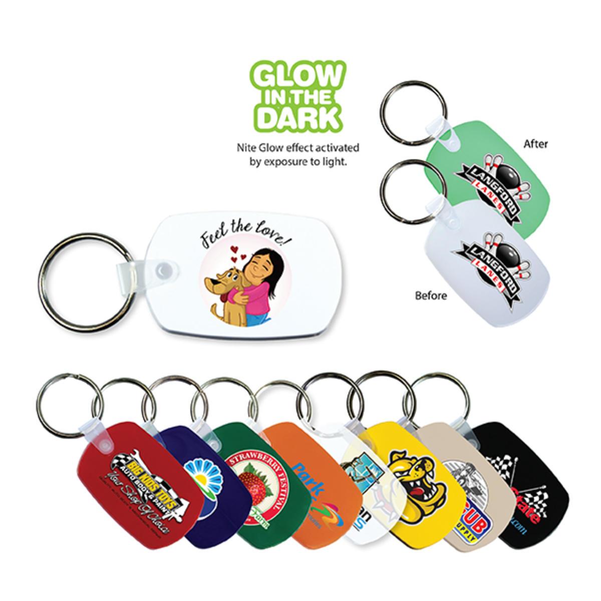 Promotional Standard key fob, full color digital Personalized With Your