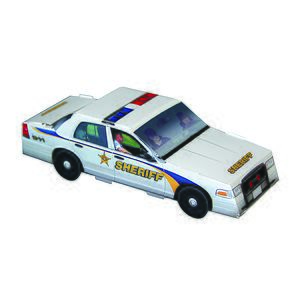 Foldable Die-cut Sheriff Car, Full Color Digital