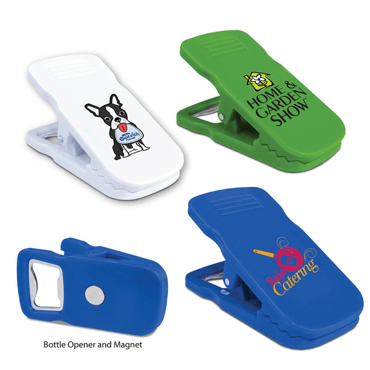 Magnetic Bottle Opener/bag Clip, Full Color Digital