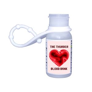 1 oz. Gel Sanitizer with lanyard , Full Color Digital