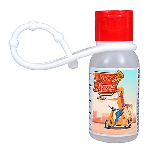 1 oz. Gel Sanitizer with lanyard , Full Color Digital