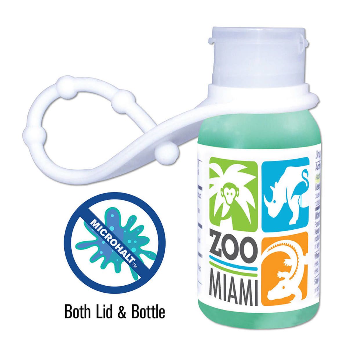 1 oz. Aloe Vera Gel with Lanyard, Full Color Digital