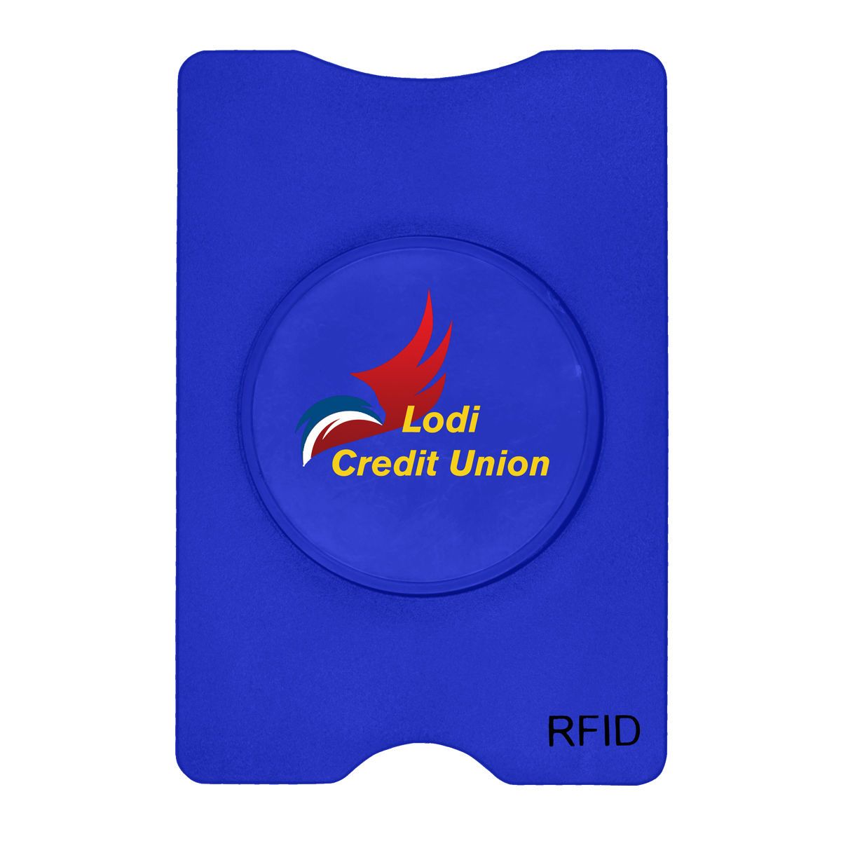 RFID Stand-Out Phone/Card Holder, Full Color Digital