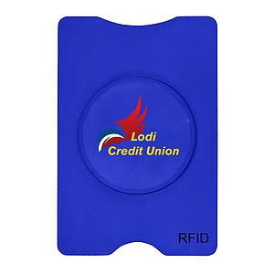 RFID Stand-Out Phone/Card Holder, Full Color Digital