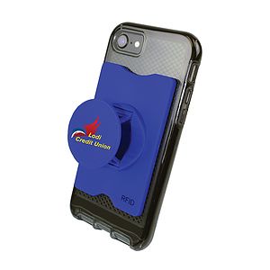 RFID Stand-Out Phone/Card Holder, Full Color Digital