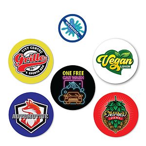 MicroHalt™ Plastic Token, Full Color Digital