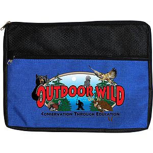 Double Zipper Accessory Bag, Full Color Digital
