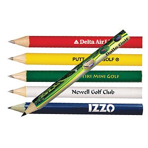 Round Golf Pencils, Full Color Digital