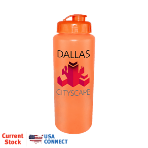 32oz. Sports Bottle with Flip Top Cap, Full Color Digital