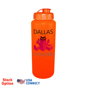 32oz. Sports Bottle with Flip Top Cap, Full Color Digital