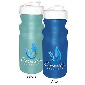 Sun Fun 20 oz. Cycle Bottle with Flip Top Cap, Full Color Digital Direct