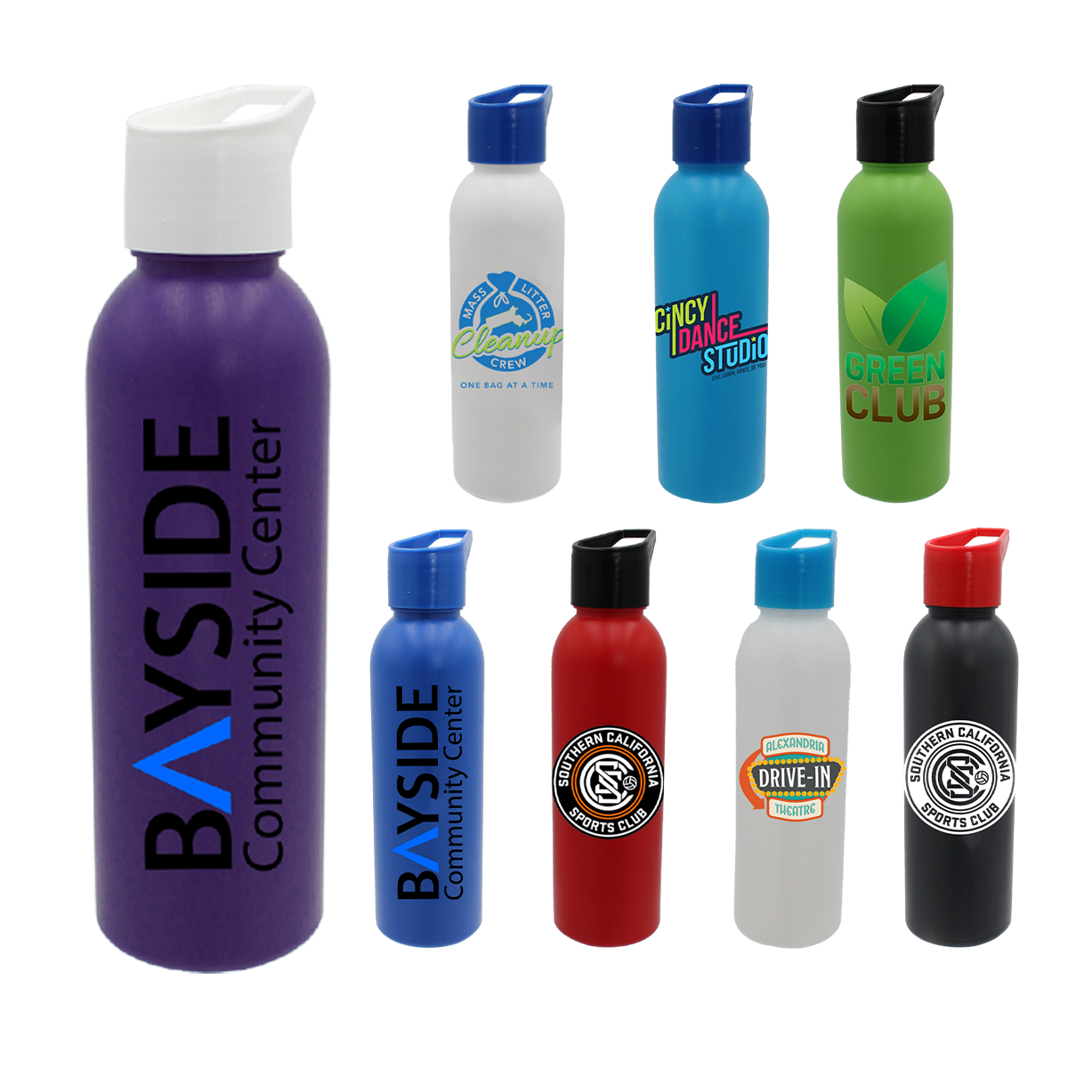 24 oz. Classic Revolve Bottle with Carry Cap, Full Color Digital