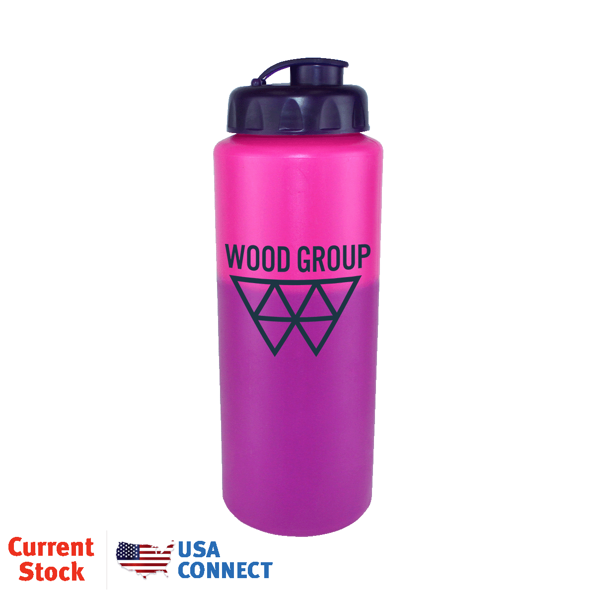 Mood™32 oz. Sports Bottle with Flip Top Cap, Full Color Digital