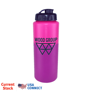 Mood™32 oz. Sports Bottle with Flip Top Cap, Full Color Digital
