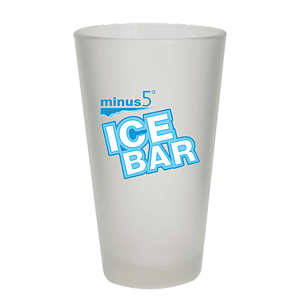 16 oz. Frosted Pint Glass - USA, Full Color Digital