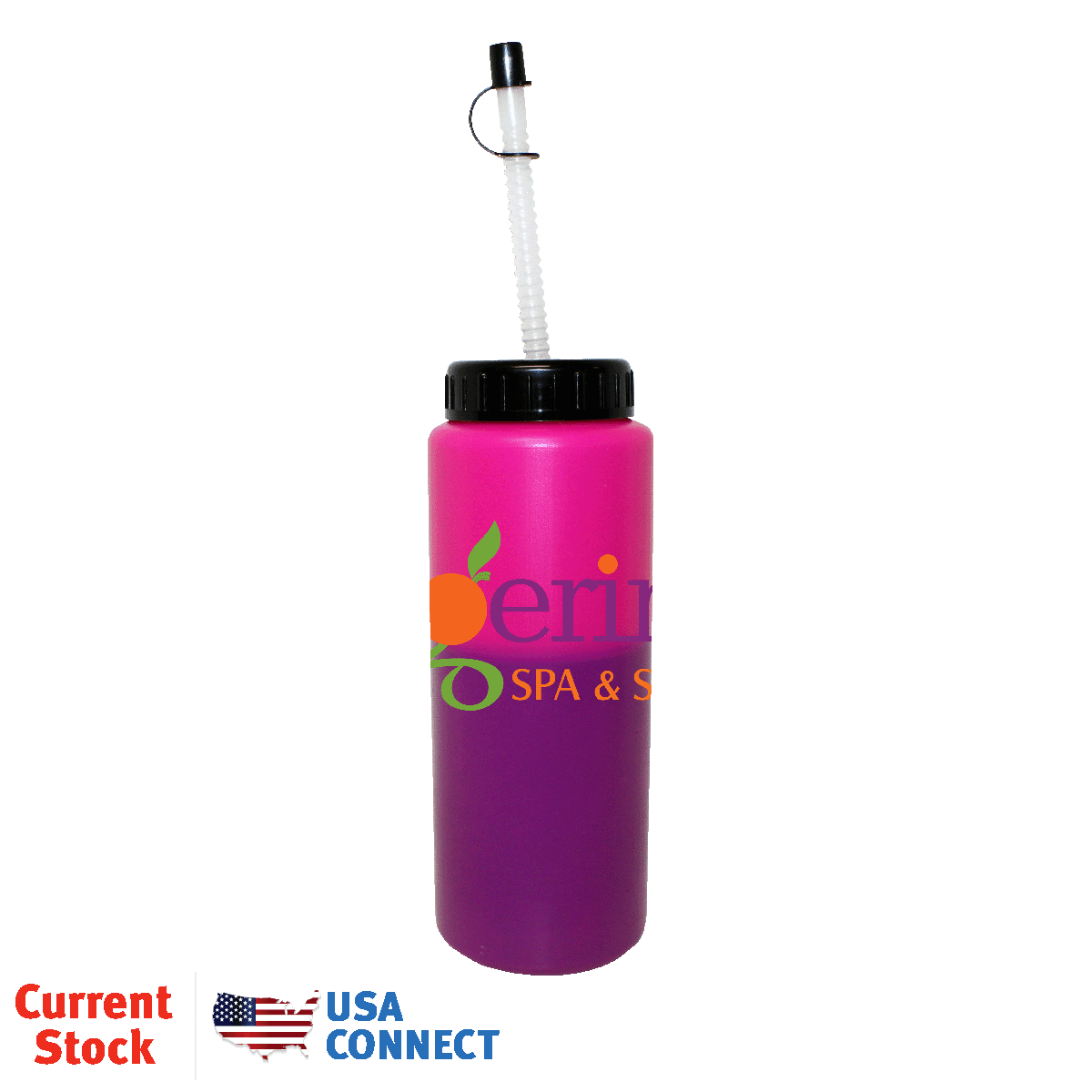 Mood™ 32 oz. Sports Bottle With Flexible Straw, Full Color Digital