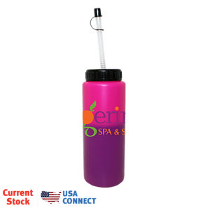 Mood™ 32 oz. Sports Bottle With Flexible Straw, Full Color Digital