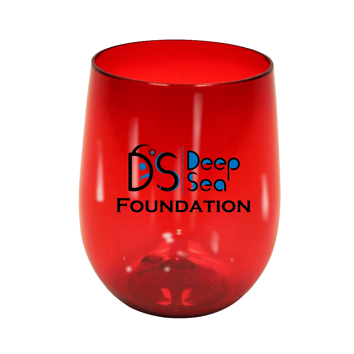 RECYCLED PET - 12 oz. Stemless Wine Glass, Full Color Digital