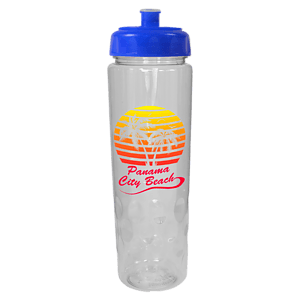 RECYCLED PET - 24 oz. Bottle with Push 'n Pull Cap, Full Color Digital