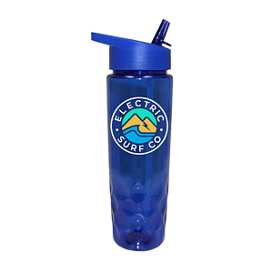 RECYCLED PET - 24 oz. Bottle with Straw Cap, Full Color Digital