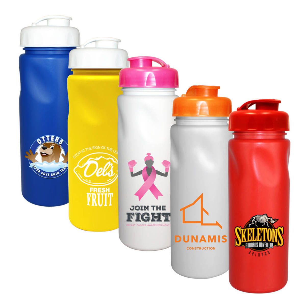 24 Oz. Cycle Bottle with Flip Top Cap, Full Color Digital