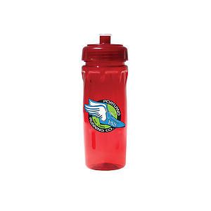 18 oz. Poly-Saver PET Bottle with Push 'n Pull Cap, Full Color Digital