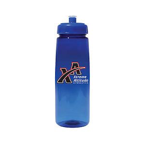 30 oz. Poly-Saver PET Bottle with Push 'n Pull Cap, Full Color Digital