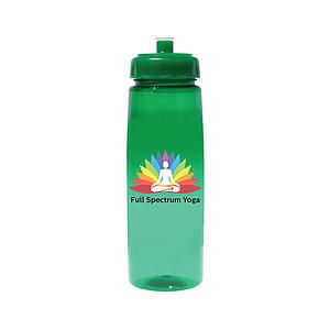 30 oz. Poly-Saver PET Bottle with Push 'n Pull Cap, Full Color Digital